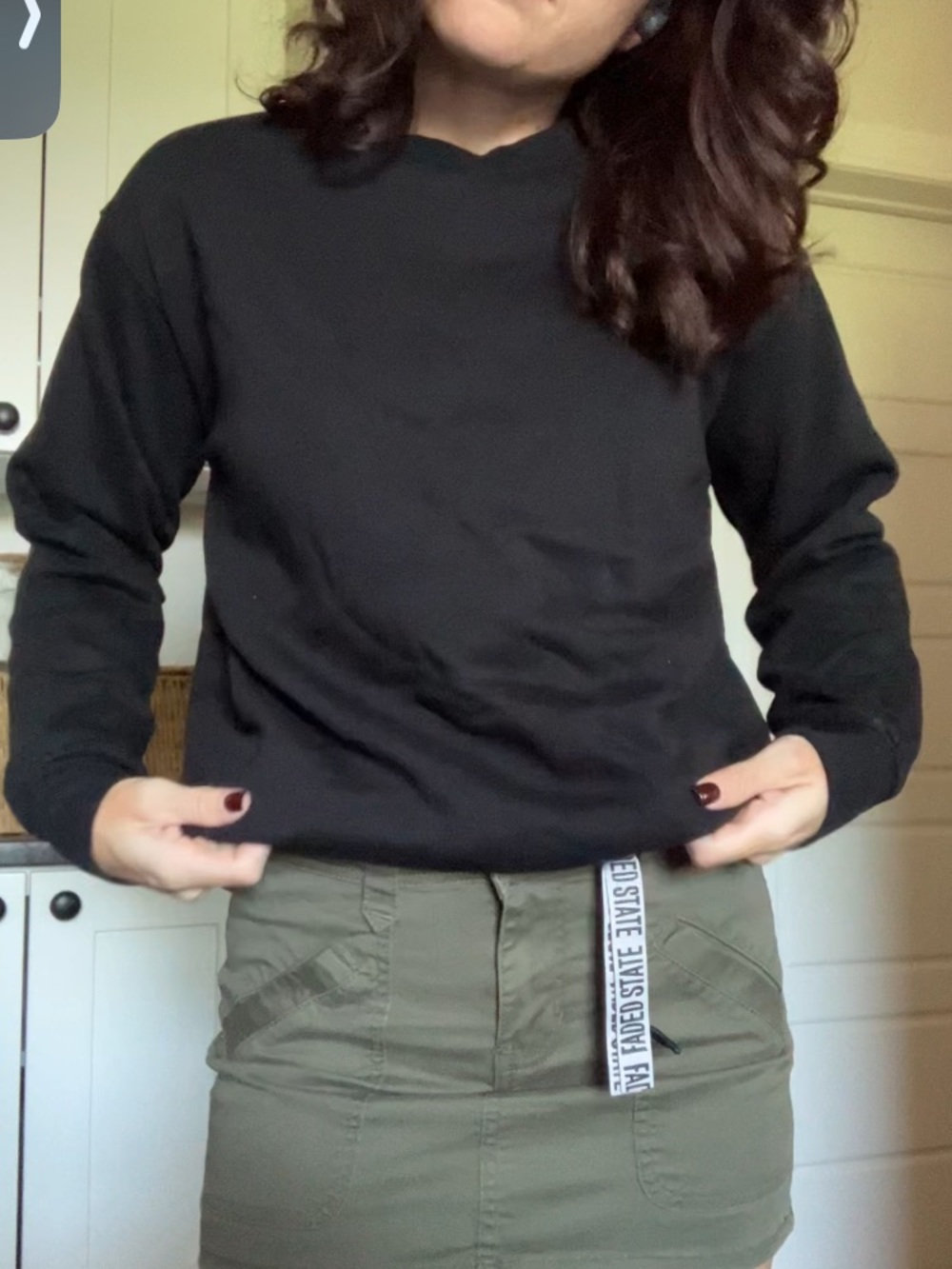 No Boundaries Black Crewneck Sweatshirt